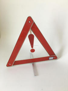 Kits de emergencia del coche señal de advertencia rojo <span class=keywords><strong>reflectante</strong></span> de seguridad luz intermitente de advertencia triángulo - Product Image 4