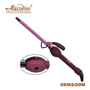 HW-911 नई डिजाइन सिरेमिक डिजिटल जादू Slimsy बाल Curler 9mm सर्पिल बिजली पुरुषों कर्लिंग लोहे डगमगाने - Product Image 5
