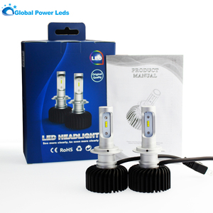 Phare de voiture Led 6000lm c318 <span class=keywords><strong>auto</strong></span> h7, remplacer directement les lampes halogènes, phare de camion led h7 - Product Image 2