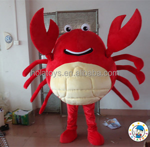 Costumes de la mascotte bola d'animal, grenouillère rouge, vente en gros - Product Image 2