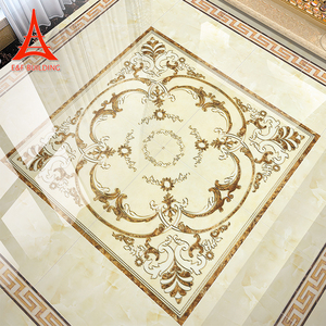 Vàng Sứ Đánh Bóng Trang Trí Thảm Gạch Hoa Sứ Thảm Sàn Gạch - Product Image 6