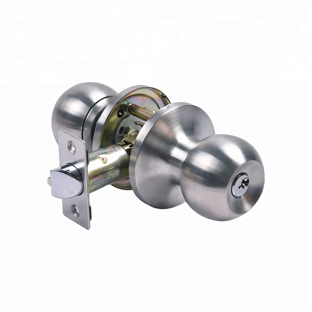ANSI Grade 3 Stainless Steel Tubular Door Knob Lock for Middle market