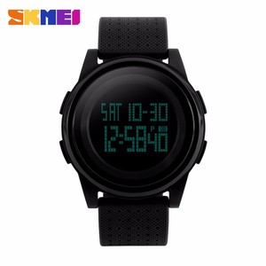 SKMEI 1206 nuovi uomini all'aperto elettronico a cristalli liquidi <span class=keywords><strong>orologio</strong></span> 50m impermeabile di sport 5 colori della gelatina sottile della cinghia del <span class=keywords><strong>silicone</strong></span> di modo delle donne ha condotto la vigilanza - Product Image 1