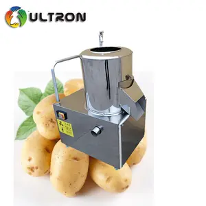 Easy Operation Potato Washing Peeling/Potato Peeler and Cutter Machine