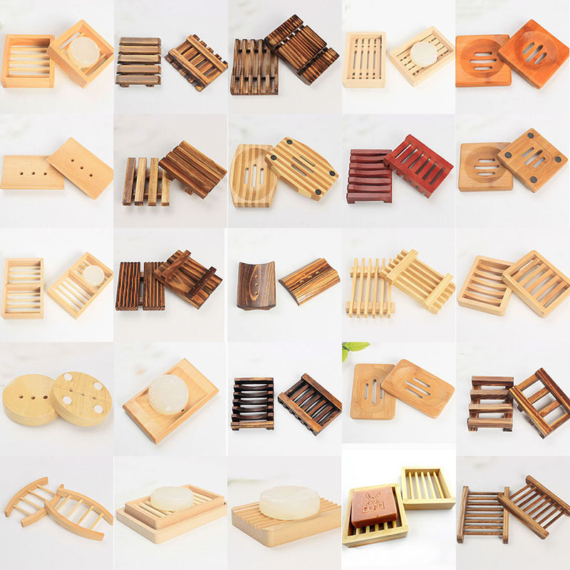 Подвесной Держатель для мыла, бамбуковый деревянный держатель для мыла и коробки для мыла