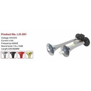 Untuk sirene truk klakson udara kontrol listrik LD-201 24V 450Hz 230mm/300mm Zinc + Aluminium 1 cara Speaker garansi 12 bulan - Product Image 5