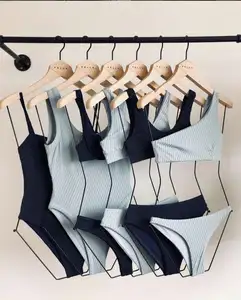 Hanger High Quality Body Shape Wooden Bikini Swimwear Hanger With High Quality Small Quantity