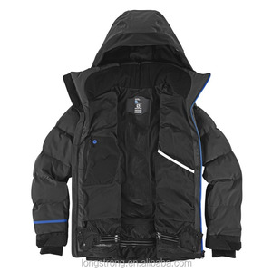 Giacca da sci impermeabile da montagna per gli uomini RYH823 con cappuccio termica interna personalizzata giacca da sci a buon mercato da uomo - Product Image 4