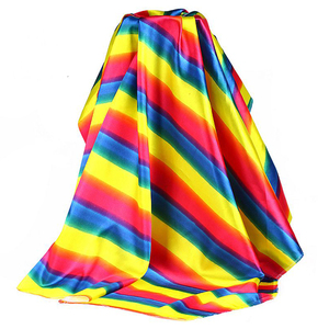 <span class=keywords><strong>Pas</strong></span> <span class=keywords><strong>cher</strong></span> <span class=keywords><strong>patchwork</strong></span> impression Arc-En-polyester satin tissu pour robe colorée - Product Image 2