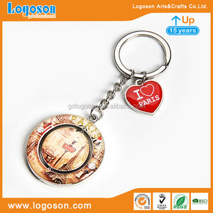 Tùy Chỉnh Men Kim Loại Keychains Tim/Nhà Mặt Dây Chuyền Tôi Yêu Paris Lưu Niệm <span class=keywords><strong>Eiffel</strong></span> <span class=keywords><strong>Tower</strong></span> <span class=keywords><strong>Keychain</strong></span> - Product Image 4