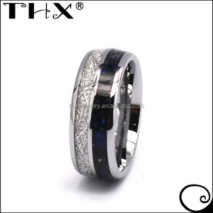 Lapis Lazuli anillo de hombre anillo de lapislázuli de Lapis meteorito de boda diamante anillo anillos boda banda - Product Image 4