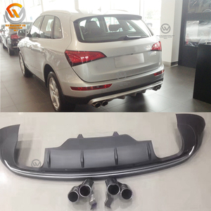 Lame de diffuseur arrière avec embout d'échappement, accessoire pour voiture SQ5, modèle 2009 — 2016 <span class=keywords><strong>Au</strong></span> di <span class=keywords><strong>Q5</strong></span> - Product Image 2
