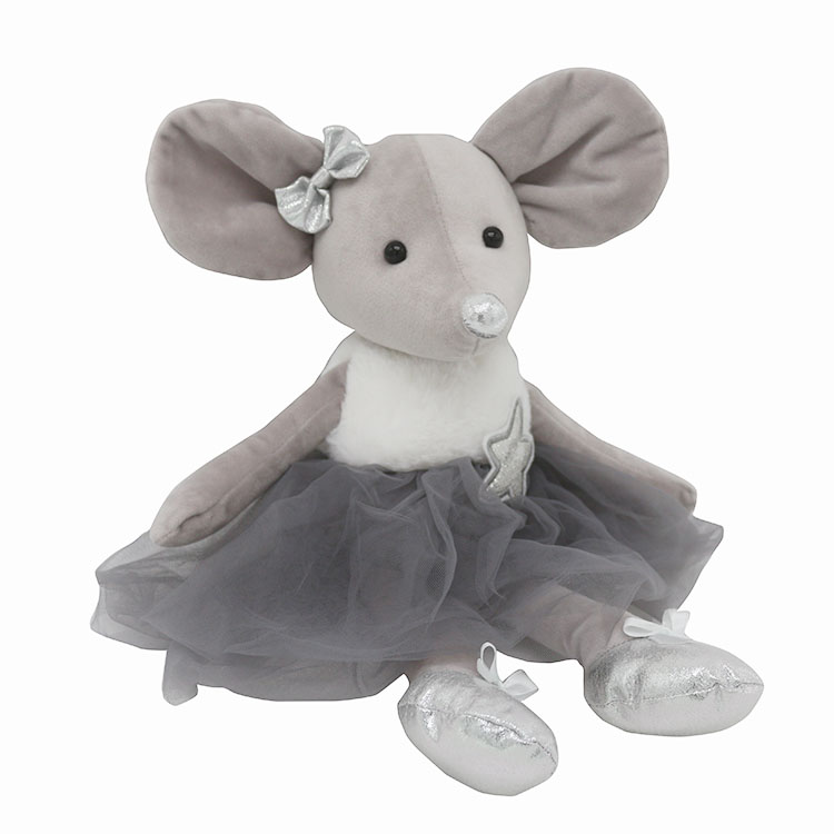 Princess Crown Tutu Dress Mouse Doll For Girls Cheap Stuffed Animal Mouse Bear Lovely Custom Plush Mouse Toy