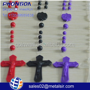 Cheap Jesus <strong>Manufacture</strong> Multicolor Luminous Plastic <strong>Rosary</strong>, New Design Plastic <strong>Rosary</strong> - Product Image 2
