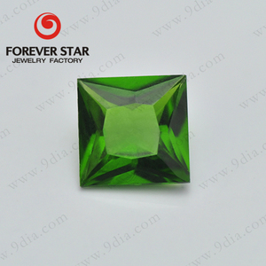 <span class=keywords><strong>Diopside</strong></span> chromé naturel de haute qualité, pierre précieuse en vrac de forme octogonale 4,5*4,5 du Brésil - Product Image 3