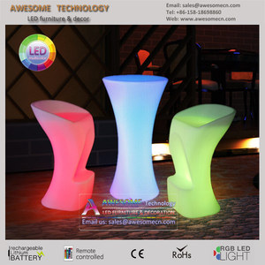 <span class=keywords><strong>Mesas</strong></span> de cóctel iluminadas / <span class=keywords><strong>Mesas</strong></span> altas en <span class=keywords><strong>alquiler</strong></span> con luz - Product Image 2