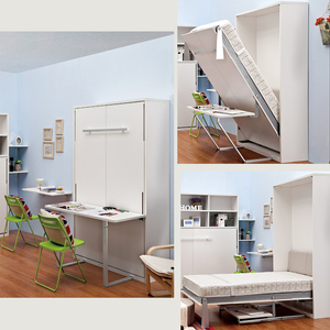 Multifunctional Furniture Horizontal Wall <strong>Bed</strong> with Desk <strong>Pull</strong> <strong>Down</strong> Murphy <strong>Bed</strong> - Product Image 4