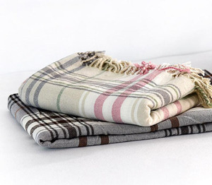 SZPLH Chất Lượng Cao Faux Mohair <span class=keywords><strong>Tartan</strong></span> Kẻ Sọc Kiểm Tra Ném Chăn Cho Bộ Đồ Giường Hoặc Sofa Couch Máy Bay Chăn - Product Image 1