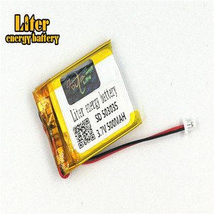 Plug 1.0-2 P 3.7 V 503035 500 mah rechargeable lithium battery for GPS tracker - Product Image 3