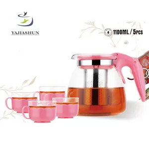 900ml Korean Glass Teapot Glass Tea Set Glass Pot With Stainless Steel Infuser