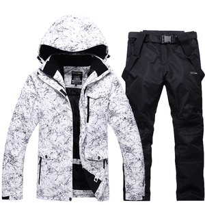 New Design High Quality Hot Sell Men Women Couple Warm Thick Outdoor <strong>Waterproof</strong> <strong>Winter</strong> Ski Pants Ski Suit Ski <strong>Jacket</strong> - Product Image 2