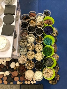 Ciottoli di Turchese Naturale Lavato al Fiume, Colore Blu Piatto BD012A - Product Image 4