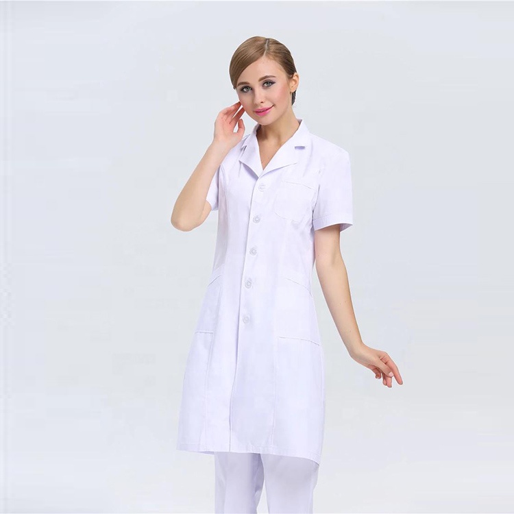 Femme, manches courtes, blanc