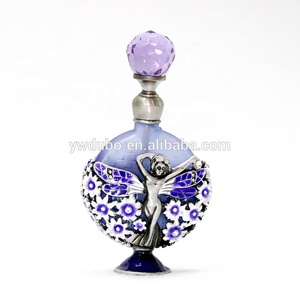 Bouteille de <span class=keywords><strong>parfum</strong></span> de fée d'ange en métal, flacon vide en verre, pour décoration, Essential, rechargeable, 8ml, n ° 59116, 10 pièces - Product Image 2
