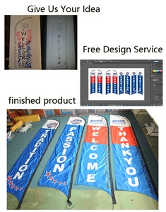 De sublimación de tinte Personalizado Cuchillo Pluma <span class=keywords><strong>playa</strong></span> bandera publicitaria - Product Image 4