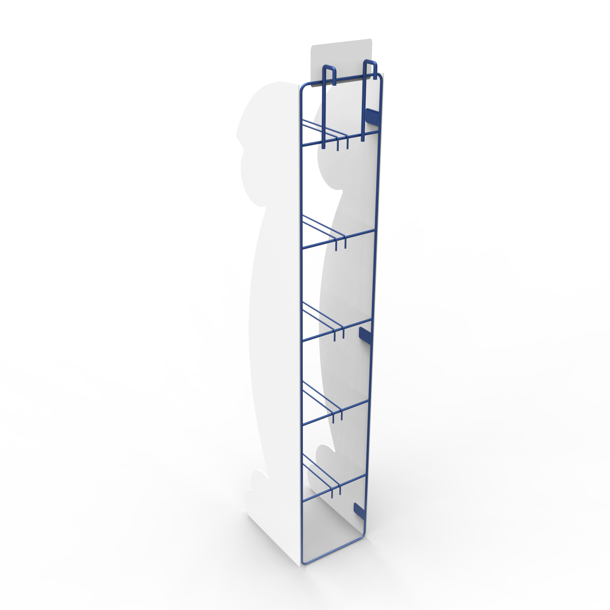 Customized Newset Countertop Condom Display Stand Metal Wire Display Racks Carton Box Powder Coating Apache Customized Logos — view 6