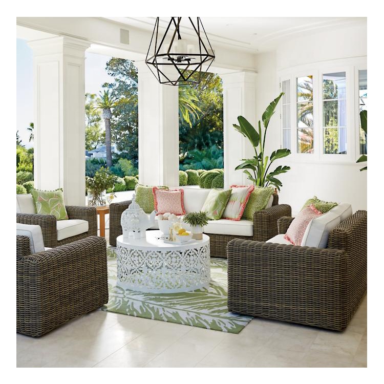 Sigma hot sale outdoor patio modern sofa set rattan furniture
