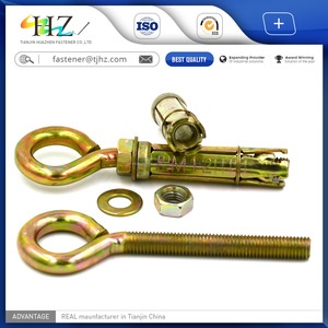 2017 nueva Znic Plateado Todo el Tamaño De Acero Al Carbono Pernos de Ojo de Tornillo - Product Image 5