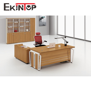 Classico moderno in legno mobili da ufficio grande L forma di lavoro Executive scrivania da ufficio - Product Image 2