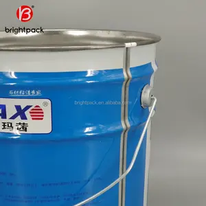 China Wholesalers 18L Metal Empty Pail Round Paint Bucket Any Size Barrel Used Packing Engine Oil