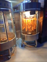 Four à canard rôti chinois rotatif automatique en acier inoxydable