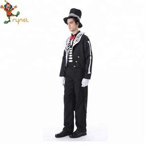 Mexicano cavalheiro Smoking Halloween Day Of The Dead Traje Para Homens Adultos - Product Image 4