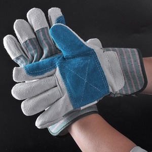 Certificados <span class=keywords><strong>CE</strong></span> de cuero de vaca protección resistente al corte trabajo mecánico guantes - Product Image 2