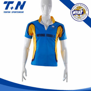 Cheap printing sublimated rugby shirts men - Product Image 1