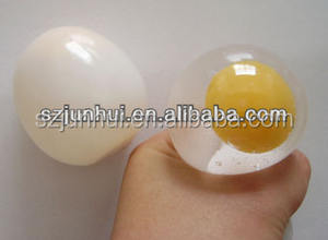 Yumurta şekli şeffaf otomat sürpriz yumurta yapışkan oyuncaklar - Product Image 5