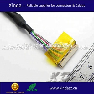 สายเคเบิลหน้าจอ LVDS แบบ <span class=keywords><strong>20</strong></span> พิน รุ่น DF19-20S-1.25C สำหรับแผงจอ LCD พร้อมหัวต่อ Molex สำหรับรถยนต์ รหัส 0988211061 - Product Image 2