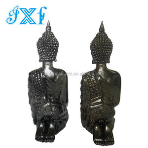 Figurine de <span class=keywords><strong>Bouddha</strong></span> artistique en résine peinte à la main, provenant du Fujian, sculpture religieuse de collection - Product Image 5