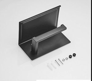 Accessoires de Salle De Bain <span class=keywords><strong>Murale</strong></span> Noir <span class=keywords><strong>Porte</strong></span>-<span class=keywords><strong>Papier</strong></span> Hygiénique En Acier Inoxydable - Product Image 5