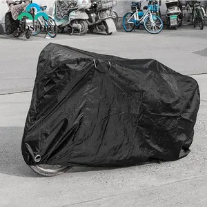 Zoyosports Fiets Accessoires Waterdichte Stofdicht Fiets Regenhoes Anti-Uv Opvouwbare Black Motorcycle Cover