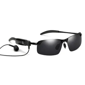 Photochromic Smart Wireless Earphone Outdoor Sports Polarized Sunglasses