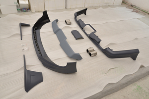 Kit avec lèvre et becquet, pour <span class=keywords><strong>Volkswagen</strong></span>, VW, Transporter T6 2016 - Product Image 5