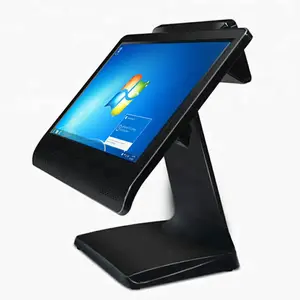 Cashcow 15.6 inch touch screen windows based pos software with customer display