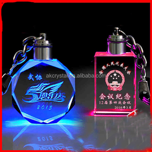 Fancy Cheap Custom Design <strong>Engraved</strong> Crystal <strong>Key</strong> Chain Handmade Colorful Crystal LED <strong>Key</strong> <strong>Ring</strong> - Product Image 2