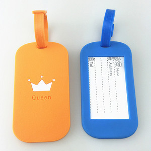 Etiqueta de seguridad con logotipo personalizado en relieve para viaje, avión, equipaje, equipaje, goma suave de pvc, novedad - Product Image 6