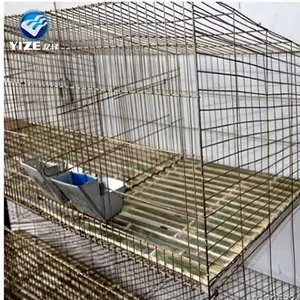Reinforcing galvanized welded wire mesh rabbit cage breeding cage
