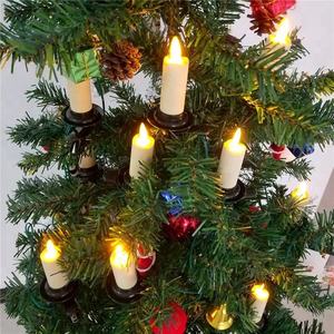 Đèn Ngày Lễ 6 Chiếc Nhấp Nháy An Toàn Không Dây Cây Giáng Sinh Nến Với Điều Khiển Từ Xa - Product Image 2